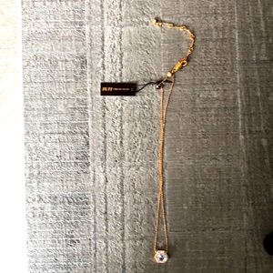 Henri bendel pave hex pendant Cry/Rgold